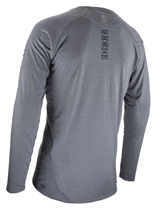 חולצת רכיבה ארוכה גברים MTB Gravity 2.0 Titanium - Leatt